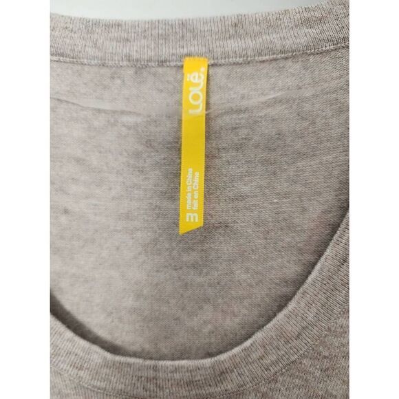 Lole drop waist cozy pullover sweater tan size medium - Picture 4 of 7